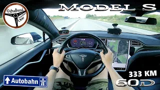 2017 Tesla Model S 60D | V-MAX. Próba autostradowa. RACEBOX 0-100, 100-200 km/h.