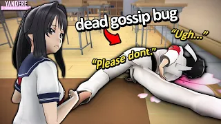 THIS BUG MAKES DEAD STUDENTS GOSSIP ABOUT YOU - Yandere Simulator Myths