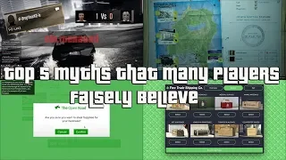 GTA Online Top 5 Myths That Many Players Falsely Believe