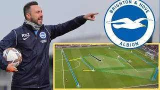 TACTICAL ANALYSIS : Brighton's BUILD UP CONCEPTS under DE ZERBI, the 4-2-2-2 and Double Pivot King.