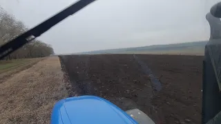 ОРАНКА НОУ-ТIЛЛ ЦЕЛИНИ.NEW HOLLAND T6050 ТА ПЛУГ 14.01.23.