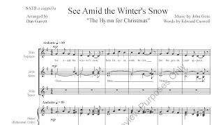 See Amid the Winter's Snow - SATB (divisi) Choir (a cappella)