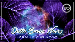 Cricket Sounds to Relieve Insomnia BINAURAL Relaxing Music - Delta Waves with 0.2Hz to 3Hz sounds