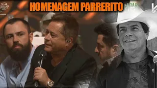 HOMENAGEM PARRERITO / LEONARDO, JORGE E MATEUS, BRUNO E MARRONE ANUNCIAM A MORTE DE PARRERITO