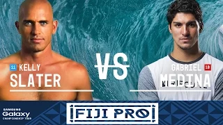 Kelly Slater vs. Gabriel Medina - Fiji Pro 2016 Semifinals