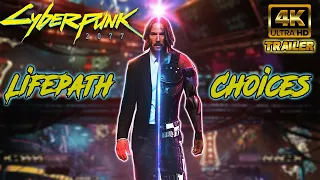 Cyberpunk 2077 | Life-Path Choices Trailer | 4K HD | Xbox Series X, PS5, PC | 2020 |