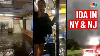 WATCH Historic Rain, Tornado, Flash Floods: Ida Devastation Across NY, NJ | NBC New York
