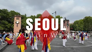 Myeongdong to Jongno | 韓国ソウル明洞から鍾路 | 명동/종로 | Seoul Travel | 서울 | Korea | 4K Walk Video