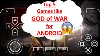 Top 5 games like God of War for android .😱😱😱