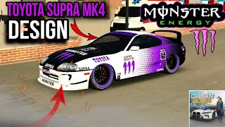 Toyota Supra MK4 Monster Energy Design Car Parking Multiplayer New Update