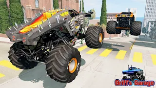 MAX D MONSTER JAM MADNESS | Who's The Best MAX D? - BeamNG Drive