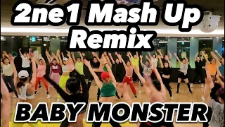 투애니원 매쉬업(2ne1 Mash Up Remix) - BABY MONSTER(베이비몬스터) | 다이어트댄스 | Dance Workout | Coreo SummerLyn