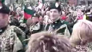 Royal Irish Regiment Home coming Parade in belfast