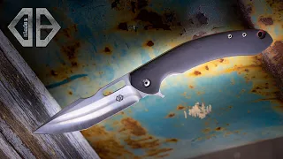 Making a liner lock flipper WITHOUT cnc :KNIFEMAKING