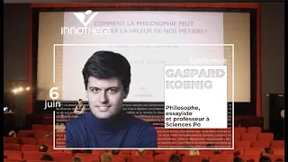 Conférence de Gaspard KOENIG - "Apprendre à penser contre-même"