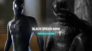 Spider-Man 3 All Black Suit Twixtor scenepack 4k