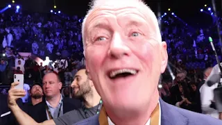 BARRY HEARN  (RINGSIDE) GIVES IMMEDIATE REACTION TO ANTHONY JOSHUA BEATING ANDY RUIZ IN SAUDI