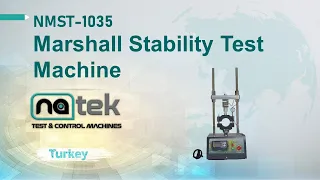 NMST-1035 Marshall Stability Test Machine