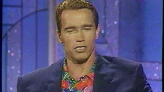 Arnold Schwarzenegger on the Arsenio Hall Show 1991 Terminator 2