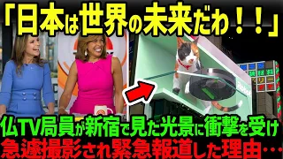 【海外の反応】「日本は一体何をしているの…？」フランス大手メディアが日本の最新技術に感動！急遽カメラを回し世界中で話題になった理由…