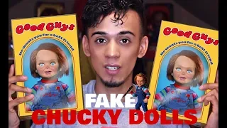 FAKE VS REAL CHUCKY DOLL + CHUCKY DOLL GIVEAWAY | EDGAR-O