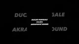 AKRAPOVIČ Exhaust Sound Comparison | DUCATI PANIGALE V4R vs V4 SP2