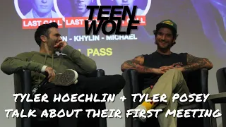 Tyler Hoechlin & Tyler Posey talk about a crossover between Teen Wolf and The Vampire Diaries