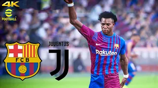 eFootball PS5™ - Barcelona Vs Juventus - 4K HDR Gameplay