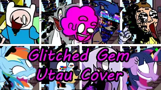 Glitched Gem but Every Turn a Different Character Sings (FNF Glitched Gem but) - [UTAU Cover]