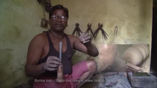 Wooden Toys Varanasi - Tools and Lacquer Making Process