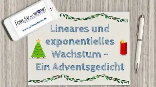 Lineares und exponentielles Wachstum - Ein Adventsgedicht