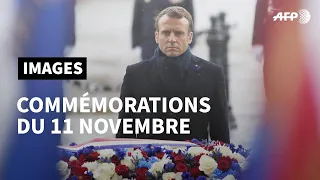 Emmanuel Macron préside la cérémonie du 11 novembre | AFP Images