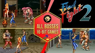 Final Fight 2 – All Bosses / Последний бой 2 – Все Боссы | SNES 16-bit | Super Nintendo