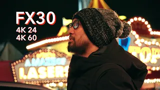 SONY FX30 + SIGMA 18-50mm f/2.8 CINEMATIC LOW LIGHT TEST - 4K 24p And 60p | Niagara Falls At Night