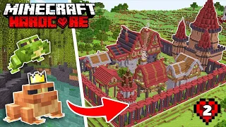 I Built a FROG Kingdom - Minecraft Hardcore 1.19 Let's Play | Episode 2