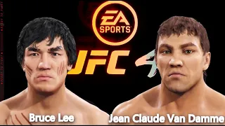 How to make Jean Claude Van Damme and Bruce Lee in EA UFC 4  (UFC 4 CAF Tutorial)