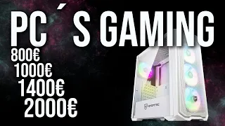 PC´S GAMING 800 EUROS  | 1000 EUROS | 1400 EUROS  | 2000 EUROS |  BUILDS DEZEMBRO 2021