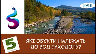 ЯКІ ОБ’ЄКТИ НАЛЕЖАТЬ ДО ВОД СУХОДОЛУ?