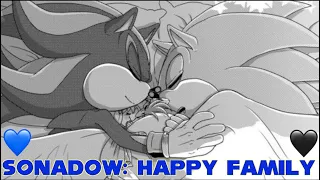 Sonadow: Happy Family 👨‍👨‍👦❤️(comic dub)