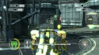 Front Mission Evolved gameplay video 1080p part1 In the wanzer