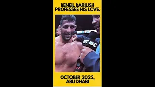 UFC Fighter Beneil Dariush Professes His Love.