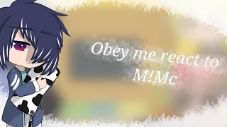  Obey Me react to M!Mc as Aether //  (Replaced Mc)  1/?