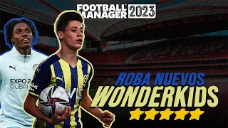 ROBA LOS MEJORES NEWGENS EN FM23 | Football Manager 2023 en español