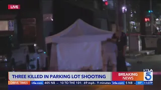 Three people shot in North Hollywood