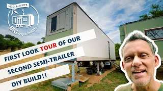 First look TOUR of our new DIY semi-trailer project - Episode 1