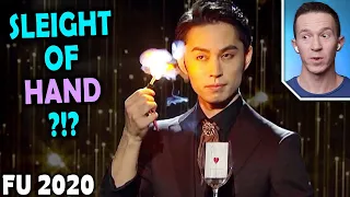 Magician REACTS to Yukihiro Katayama VISUAL CARD MAGIC on Penn and Teller FOOL US 2020