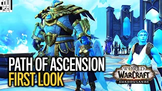 FIRST LOOK Path of Ascension Gameplay | Kyrian Covenant | Shadowlands Beta Preview