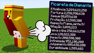 minecraft mas VOCÊ PEIDA ENCANTAMENTOS!