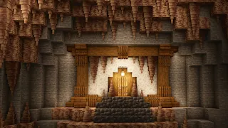 Minecraft | How to Build a Starter Dripstone Cave Base