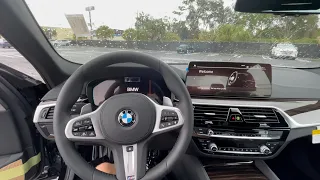 2022 BMW M550i Start-Up